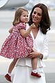 kate middleton prince william arrive in poland with george charlotte 07