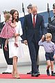 kate middleton prince william arrive in poland with george charlotte 12