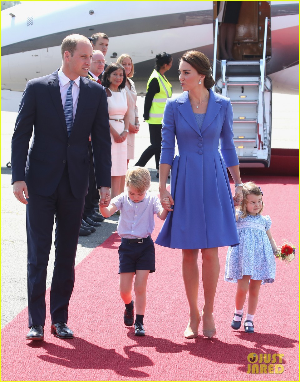 kate middleton prince william touch down in germany with george charlotte 02