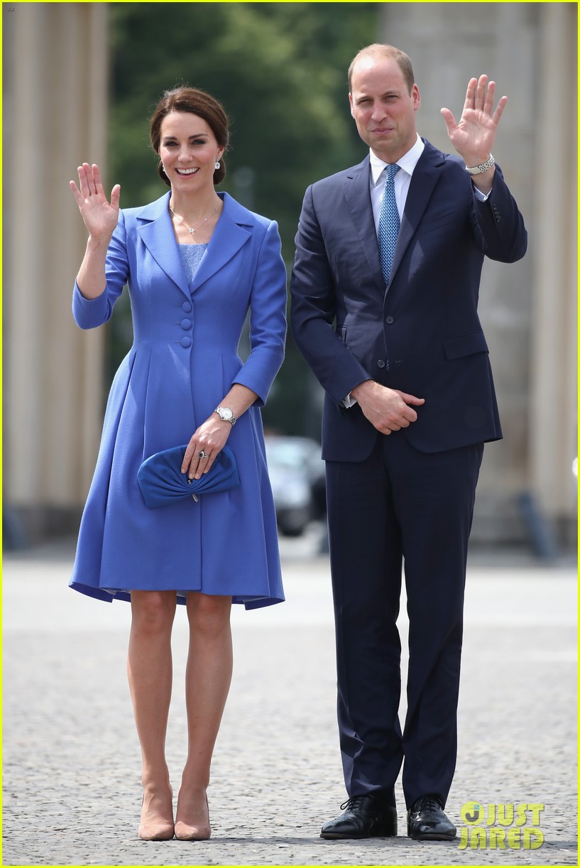kate middleton prince william touch down in germany with george charlotte 213930104