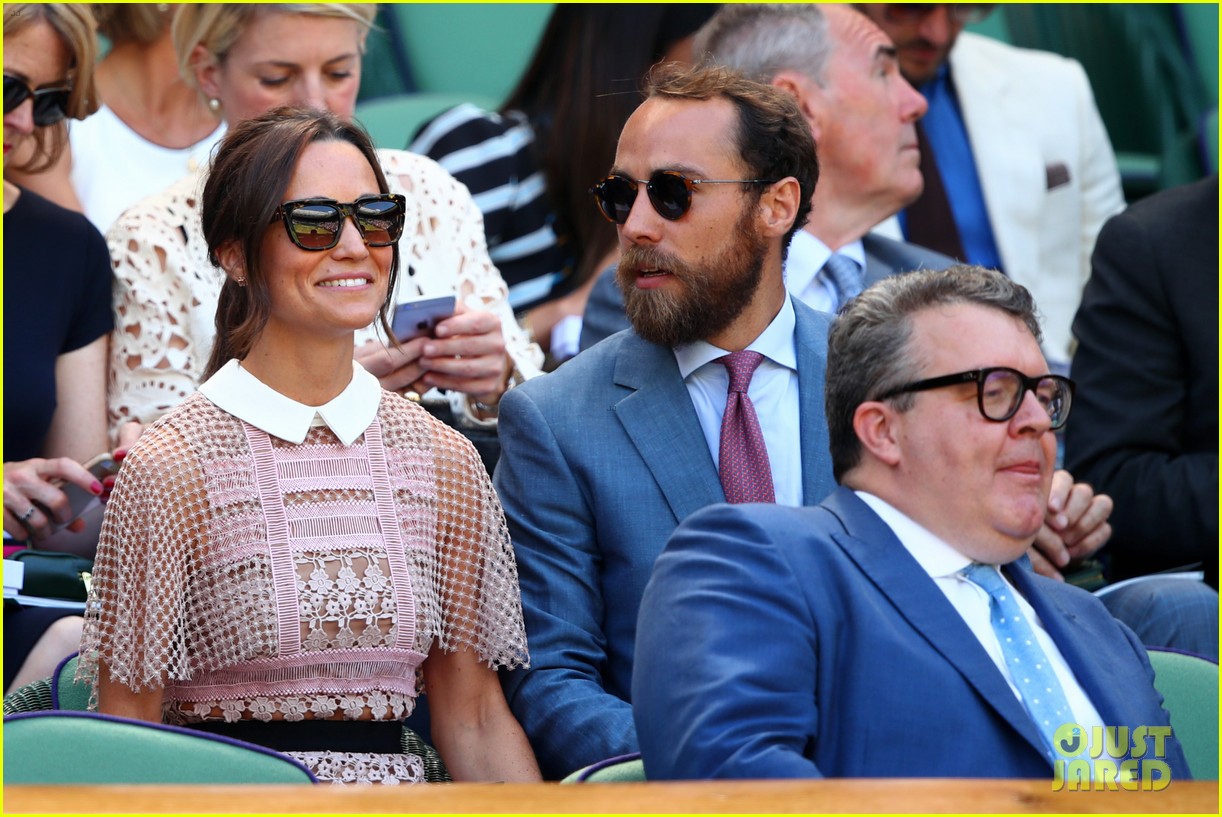 pippa middleton brother james hit the royal box for wimbledon day three 023923691