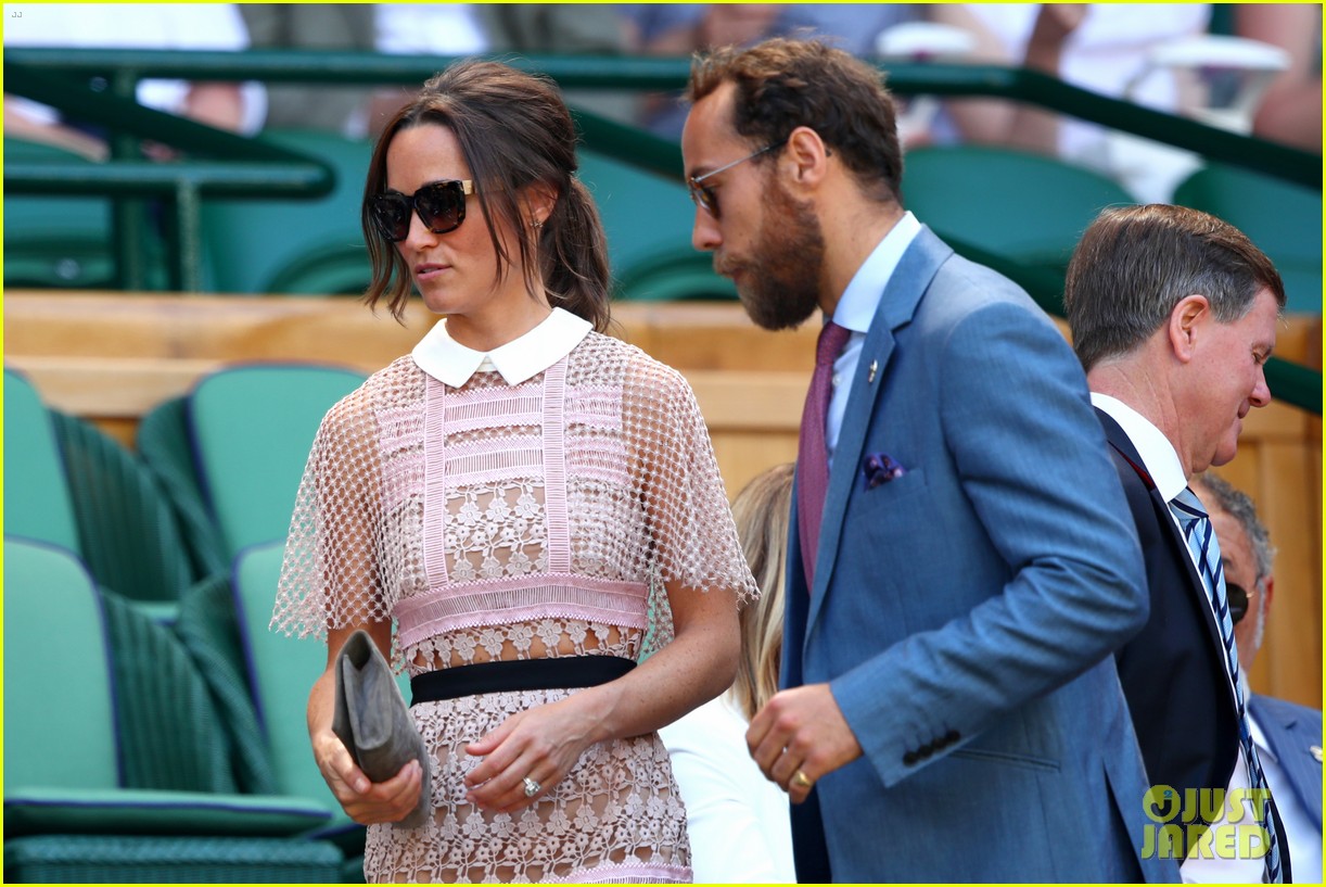 Pippa Middleton & Brother James Hit The Royal Box For Wimbledon Day ...