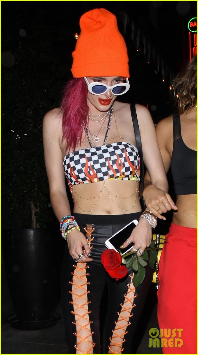 bella thorne shows off toned abs at after party 053940301