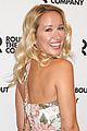 anna camp is pretty in floral for time and the conways photo call 04