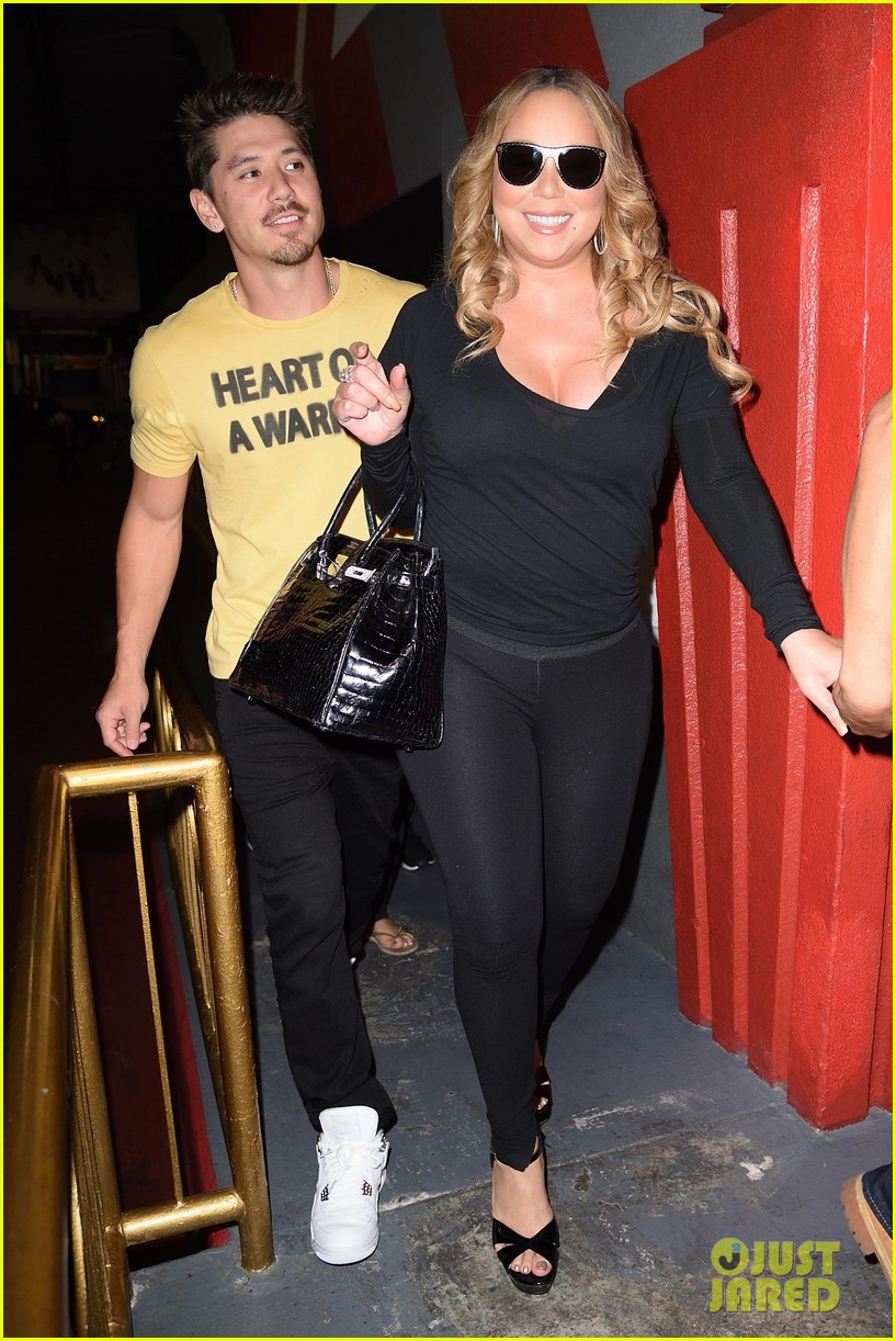 Mariah Carey & Boyfriend Bryan Tanaka Step Out for Date Night Photo