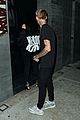 aaron carter dines out with close friend porcelain black 04