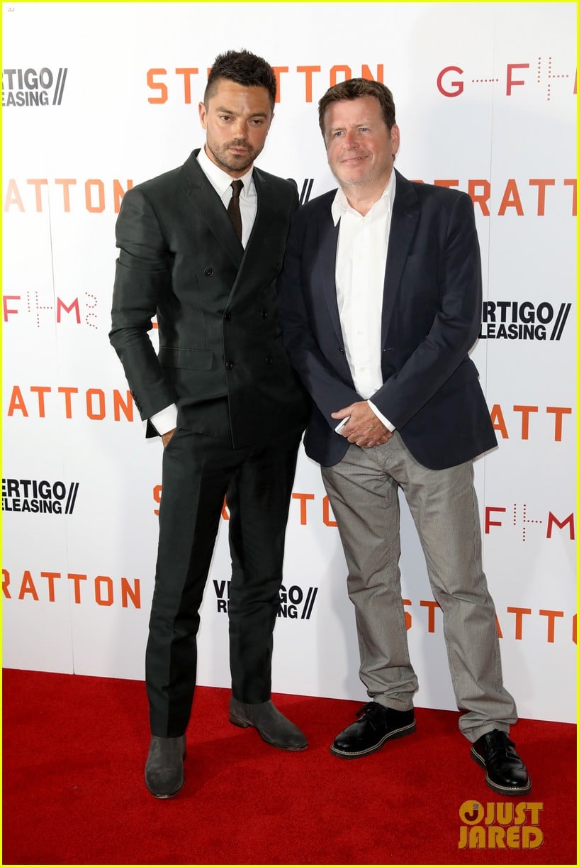 dominic cooper suits up for uk premiere of stratton 01