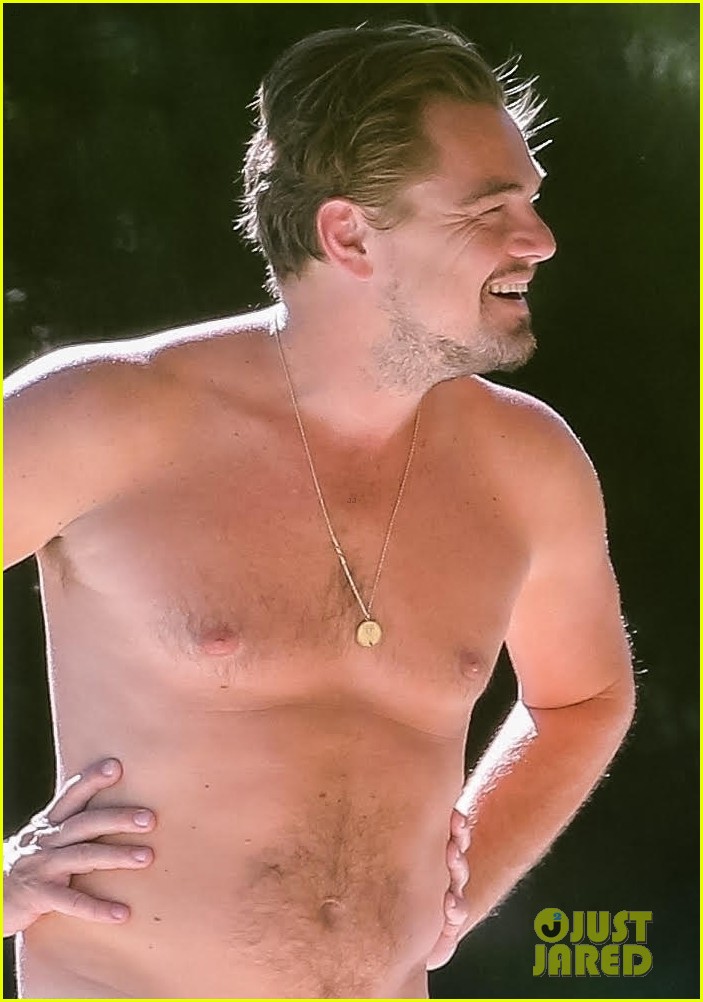 leo dicaprio goes shirtless on vacation with kate winslet 103942796