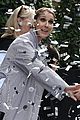 celine dion her twins exit their hotel to a confetti shower 06