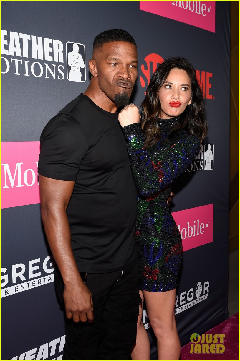 jamie foxx and olivia munn tons of other celebs attend mayweather mcgregor fight 013946089