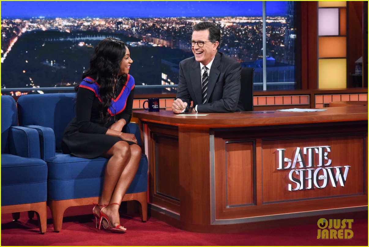 tiffany haddish jokes about being white on paper during hilarious late show 043942533