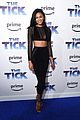 katie holmes supports peter serafinowicz at the tick premiere 17