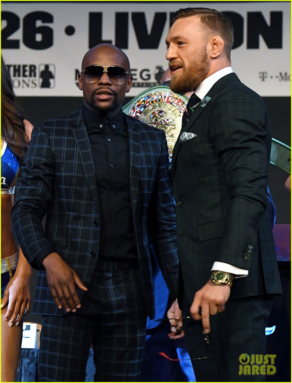 conor mcgregor floyd mayweather jr face off ahead of big match we are more than ready 12