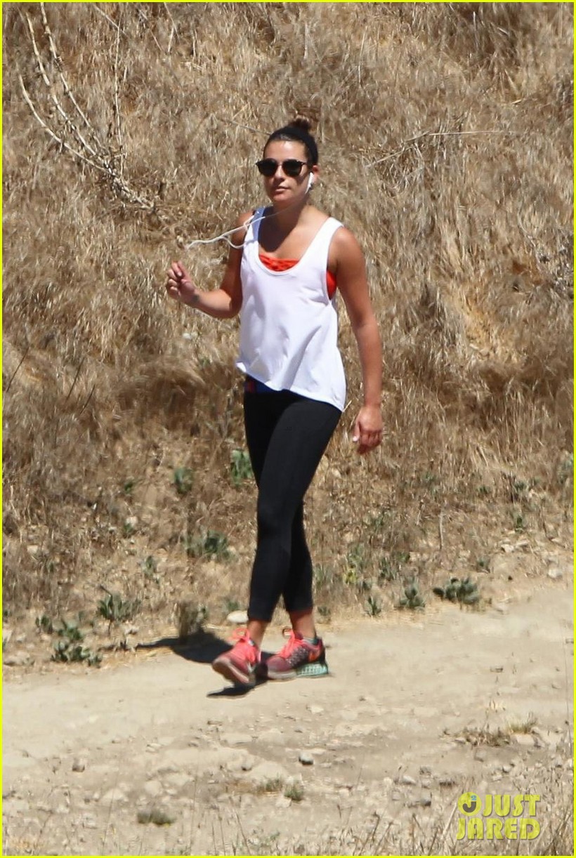 lea michele goes on solo hike before the mayor filming 073936213