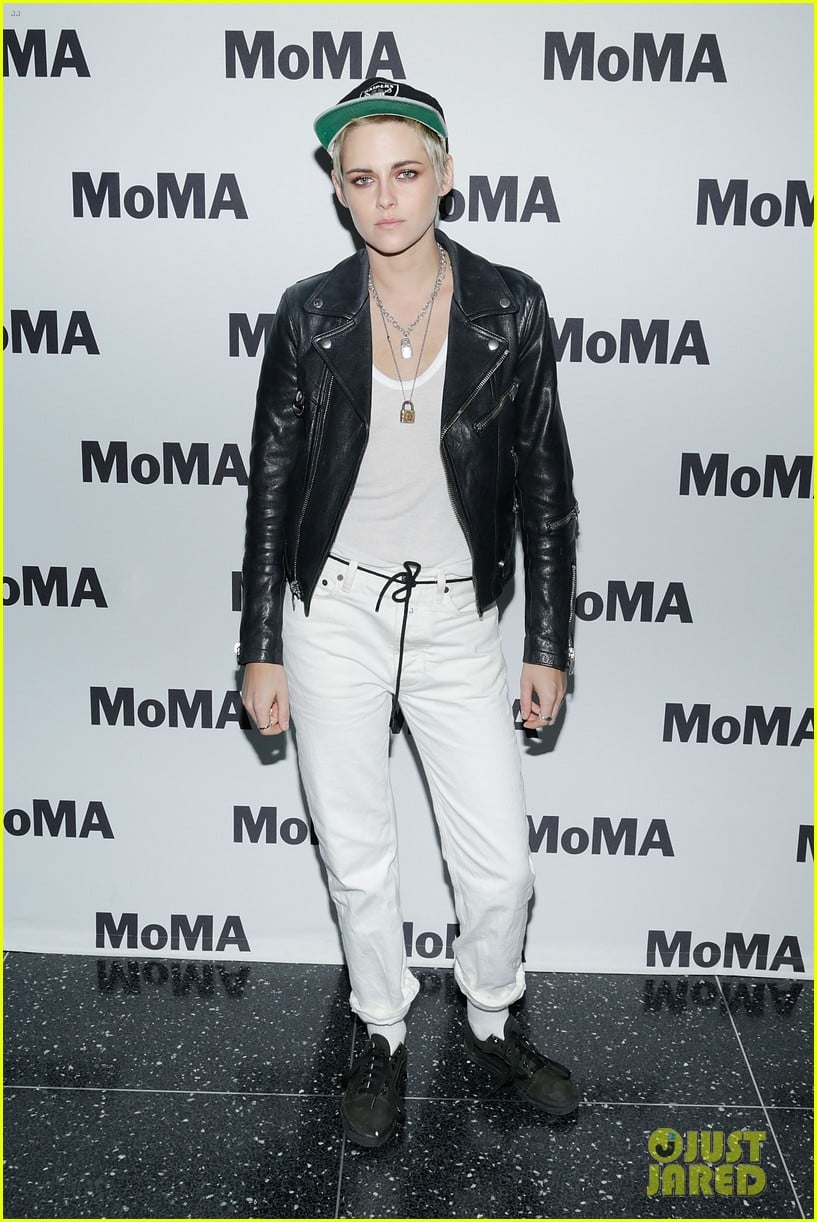 kristen stewart screens her movie come swim at the moma in nyc 06