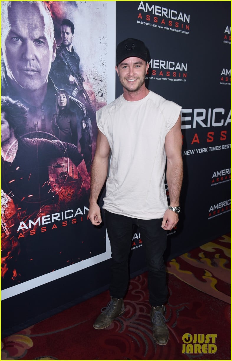 tyler posey supports dylan obrien at american assassin la premiere 02