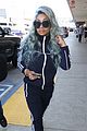 blac chyna rocks blue hair for her flight out of town 04