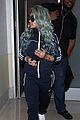 blac chyna rocks blue hair for her flight out of town 09