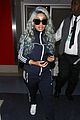 blac chyna rocks blue hair for her flight out of town 10
