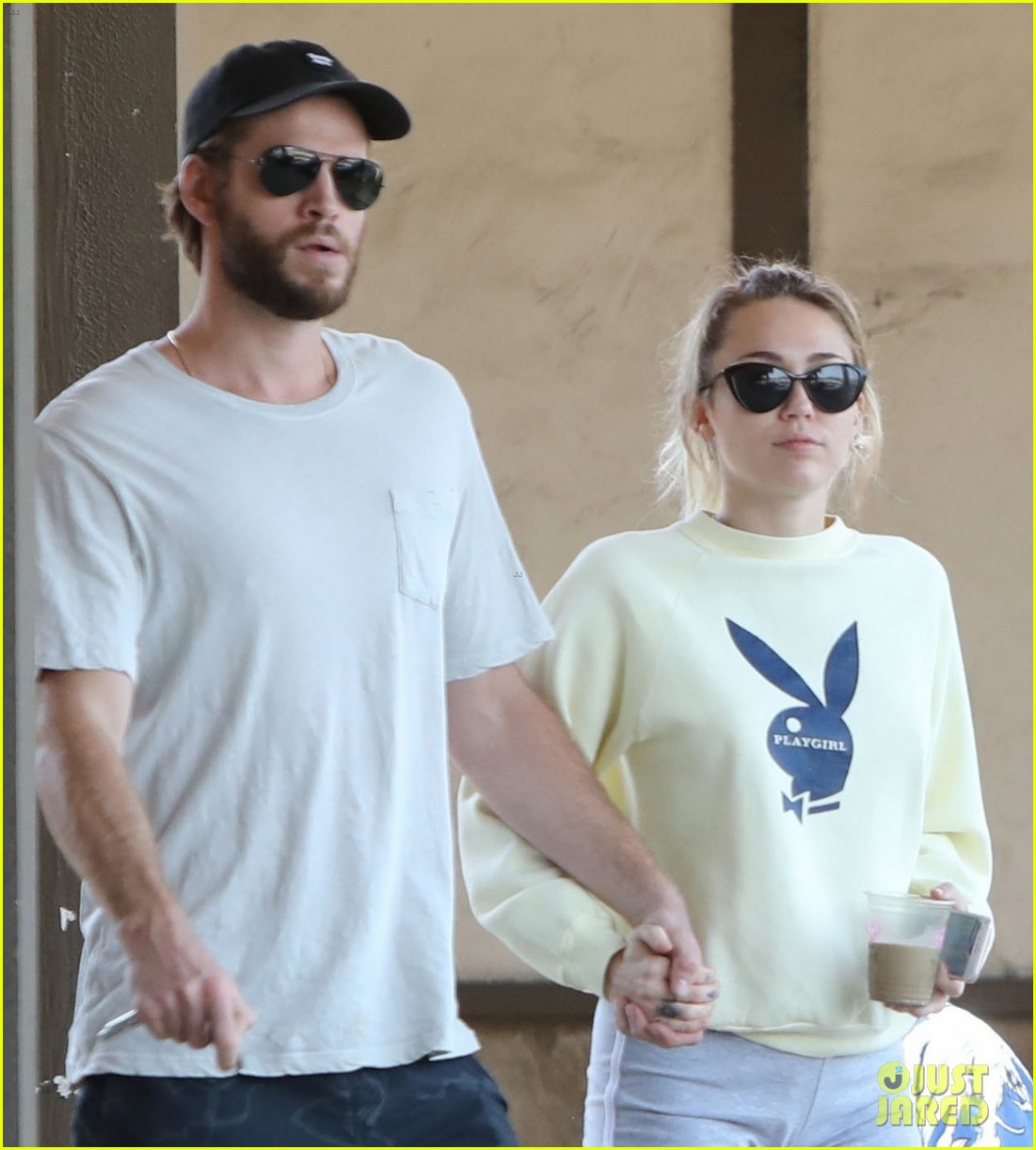 miley cyrus liam hemsworth hold hands for saturday morning date 043949605