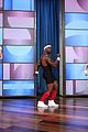 taye diggs makes epic lets get physical performance entrance on ellen 07
