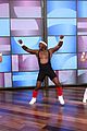 taye diggs makes epic lets get physical performance entrance on ellen 08