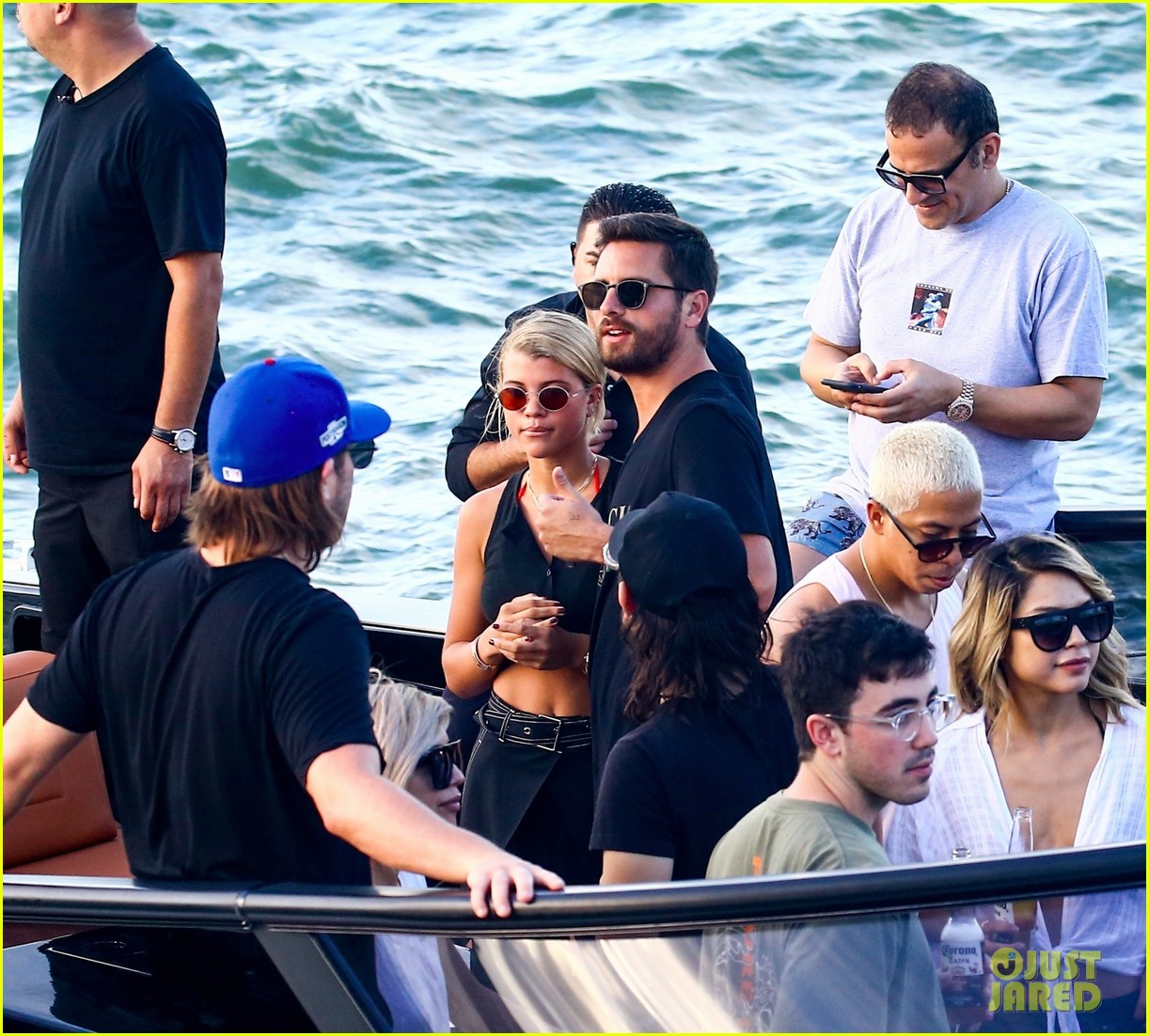 scott disick and sofia richie flaunt pda on a boat with friends2 373963315