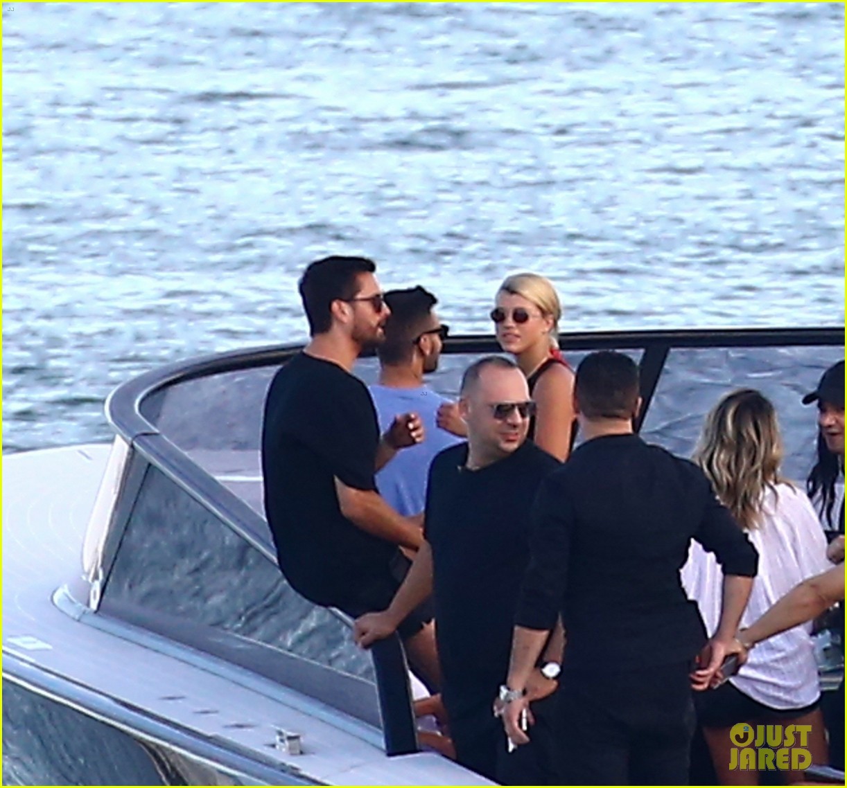 scott disick and sofia richie flaunt pda on a boat with friends2 553963035