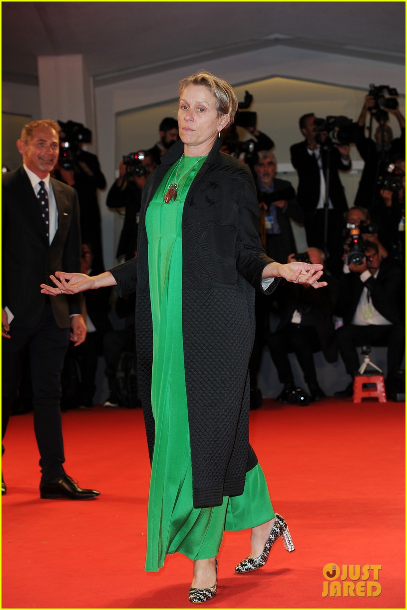 frances mcdormand got very animated at venice events 263950245
