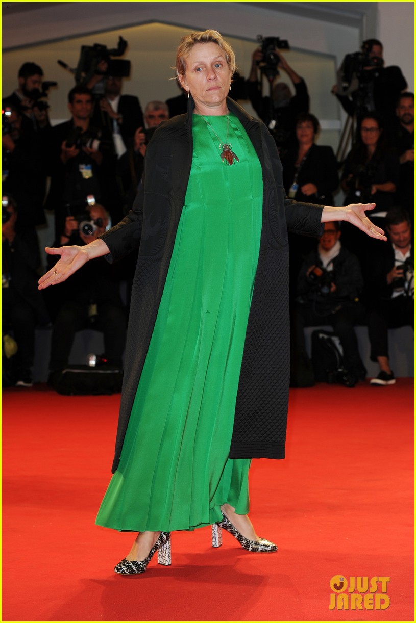 frances mcdormand got very animated at venice events 273950246