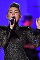 miley cyrus sparkles on stage at iheartradio music festival. 02