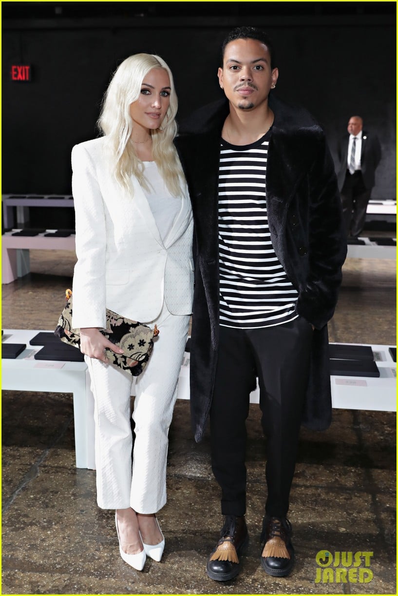 ashlee simpson and evan ross couple up for nyfw zadig voltaire nyfw show 06