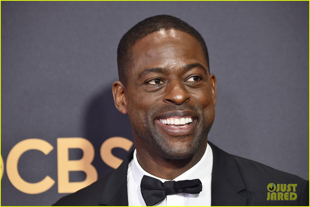 This Is Us' Sterling K. Brown Walks Emmys 2017 Carpet with Wife Ryan
