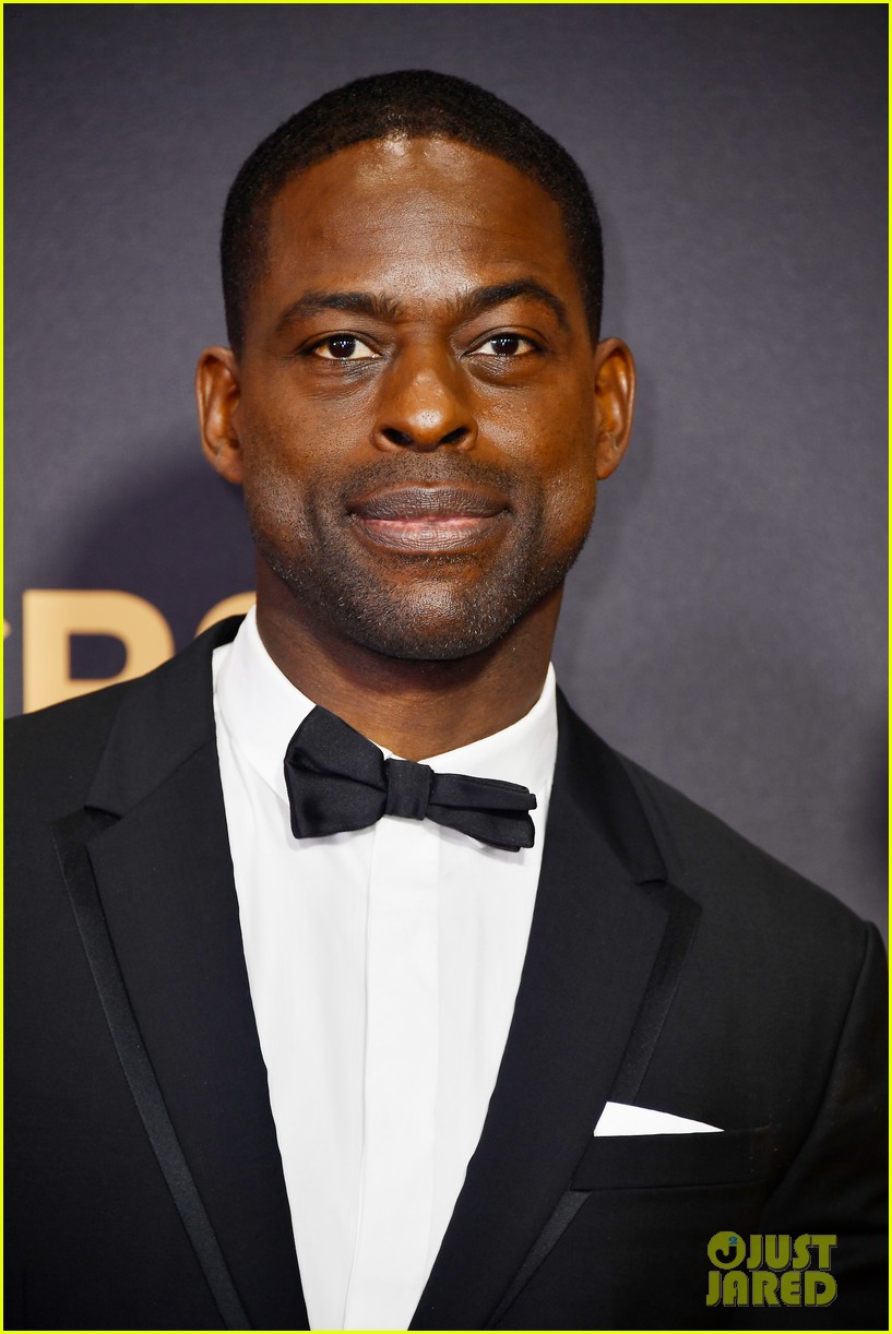 This Is Us' Sterling K. Brown Walks Emmys 2017 Carpet with Wife Ryan