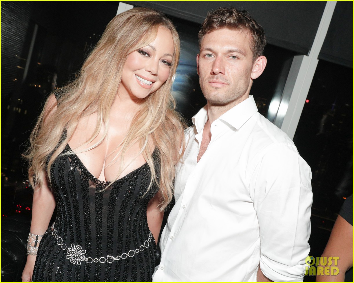 mariah carey buddies up with alex pettyfer at karl lagerfelds intimate dinner 033977092