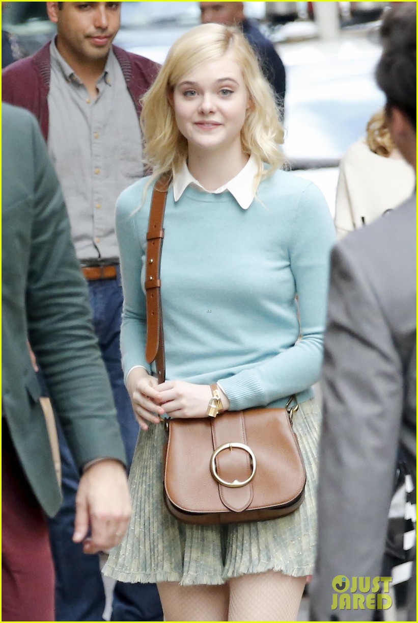 Elle Fanning & Timothee Chalamet Continue Filming Woody Allen's
