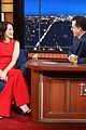 claire foy promotes her beautiful film breathe on the late show 02