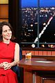claire foy promotes her beautiful film breathe on the late show 03