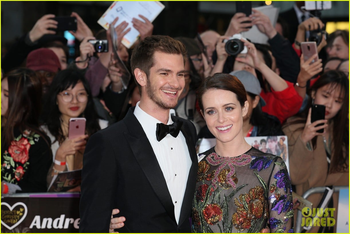 andrew garfield claire foy open bfi london film fest with breathe premiere 17
