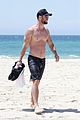 chris hemsworth goes shirtless at beach in australia 30