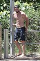 chris hemsworth goes shirtless at beach in australia 31