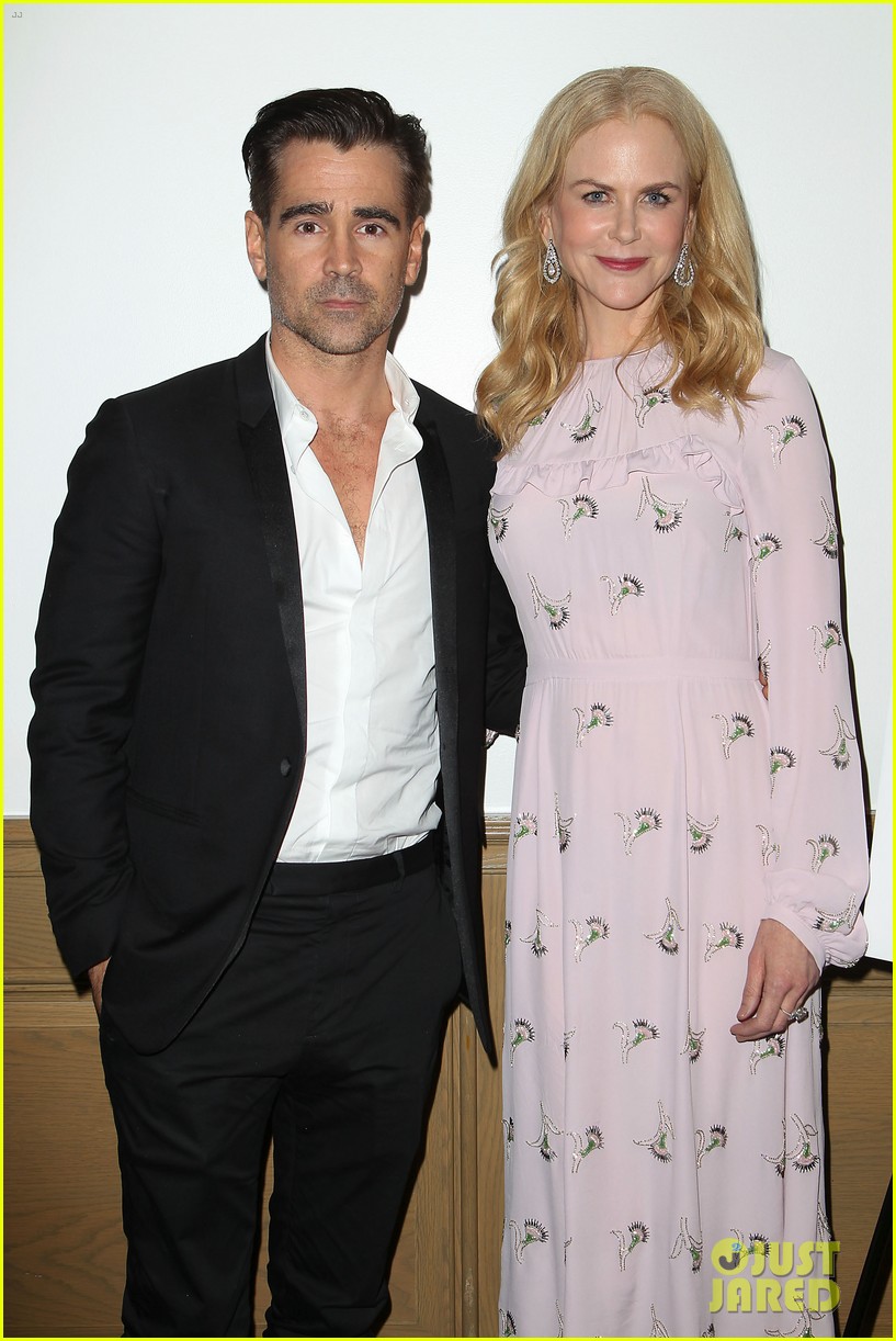 nicole kidman colin farrell promote killing of a sacred deer in nyc 09