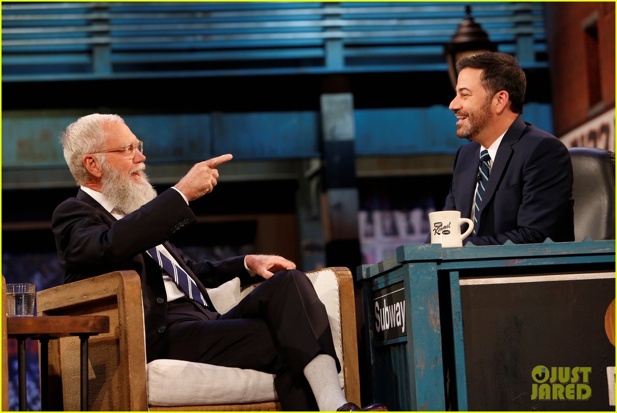 David Letterman Makes Late Night Return on 'Jimmy Kimmel Live' Watch