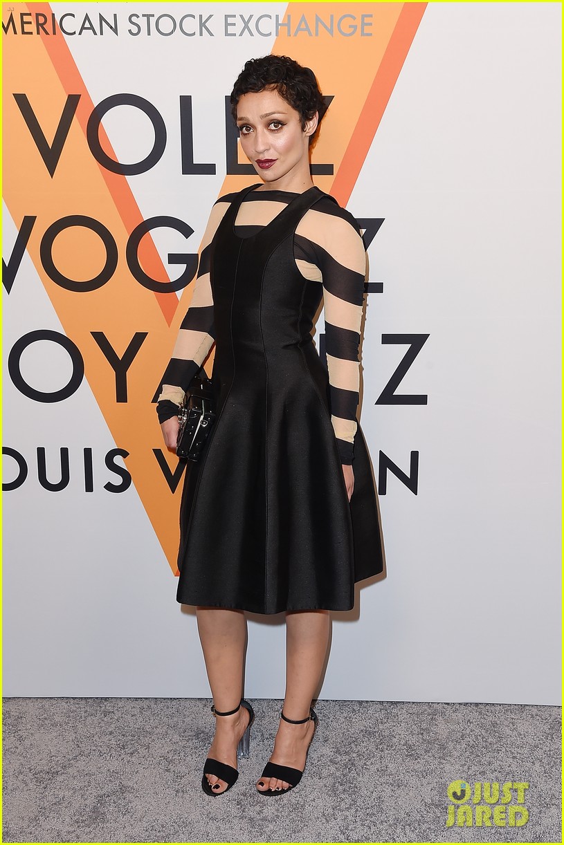 michelle williams ruth negga jennifer connelly hit up the louis vuitton exhibition opening 18
