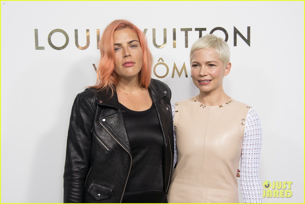 michelle williams bestie busy philipps hit up louis vuitton vendome flagship opening 083967326