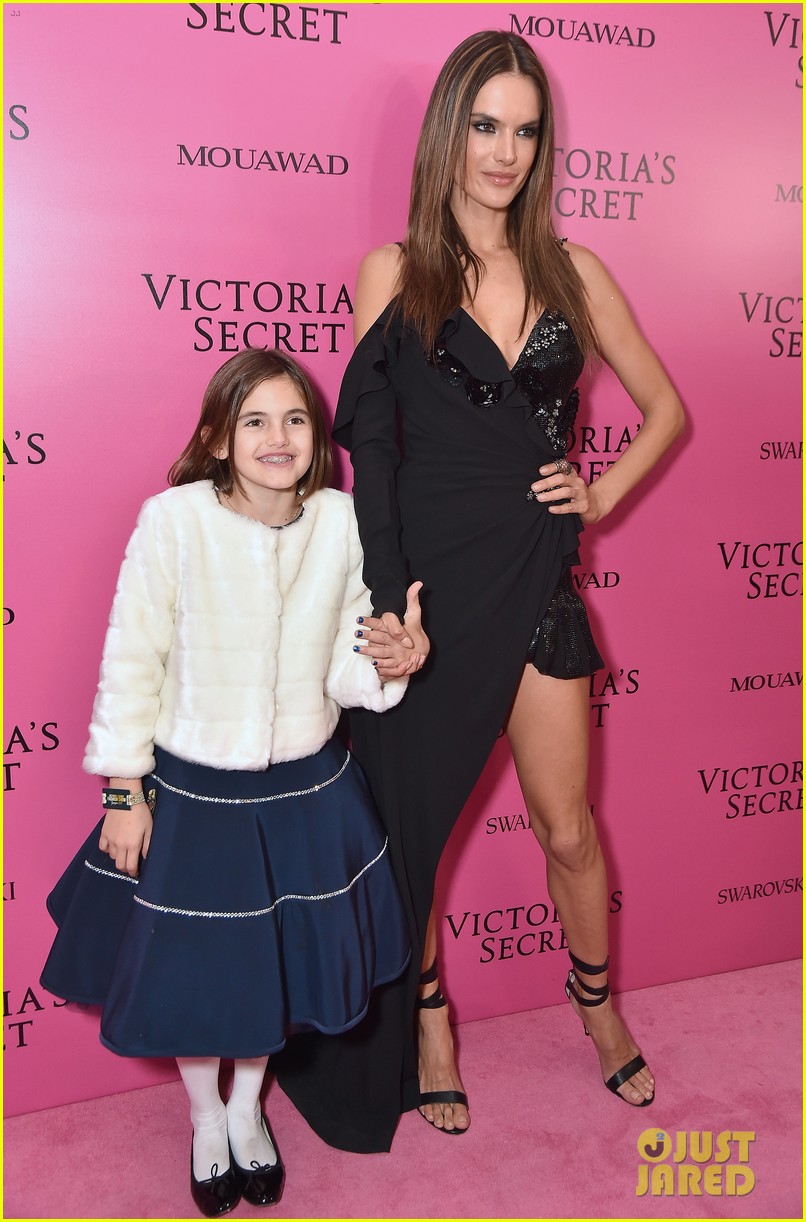 Alessandra Ambrosio's Daughter Anja Joins Her at Victoria's Secret