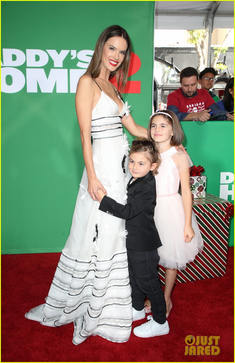alessandra ambrosio brings family to daddys home 2 premiere 133983090