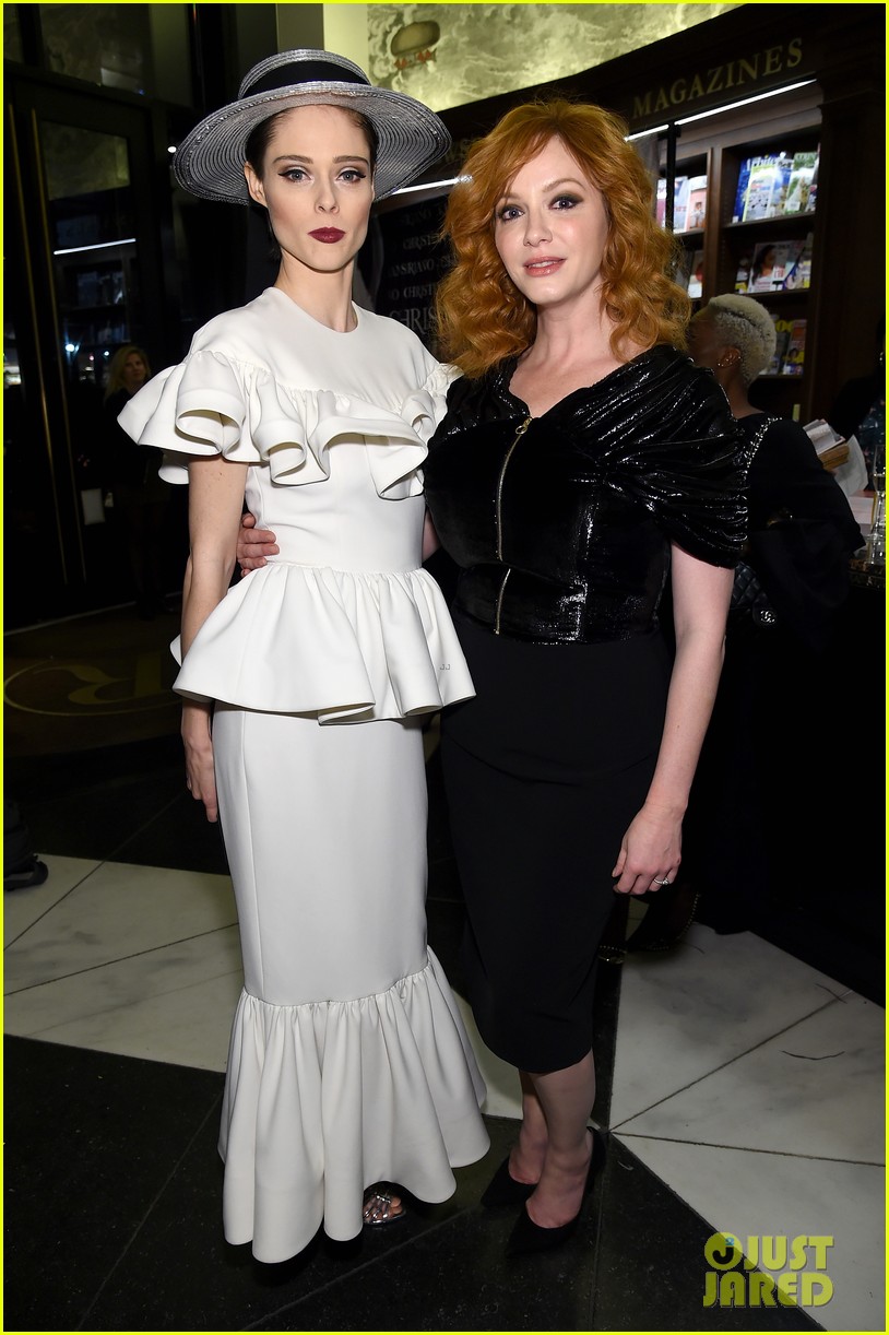drew barrymore christina hendricks christian siriano dresses to dream about book launch 083984818