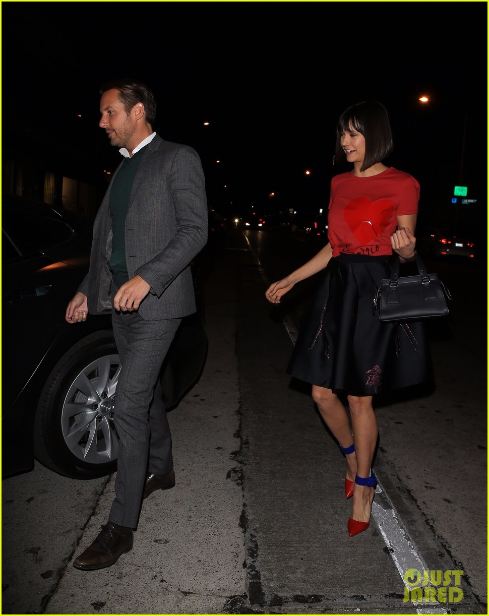 nina dobrev looks chic while out to dinner with publicist 133991121