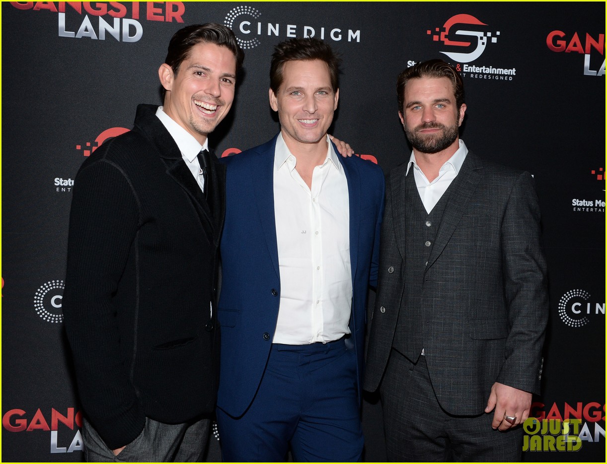 sean faris gets support from wife cherie daly at gangster land premiere 033994433